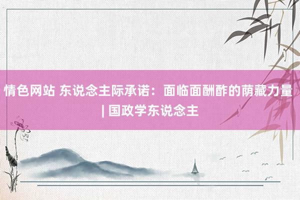 情色网站 东说念主际承诺：面临面酬酢的荫藏力量 | 国政学东说念主